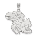 KU Jayhawks® Official NCAA® Licensed Sterling Silver Pendant Necklace