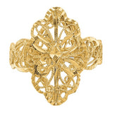Arabesque Design Filigree Ring in 14K Gold