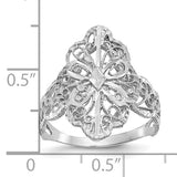 Arabesque Design Filigree Ring in 14K Gold