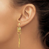 Tiger Doorknocker Necklace in 14K Yellow Gold