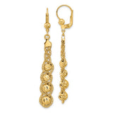 Leslie's Fancy Beaded Necklace, Bracelet and Earrings in 14K Yellow Gold
