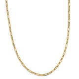 Rettangolo 31" Link Chain Necklace or Bracelet in 14K Yellow Gold