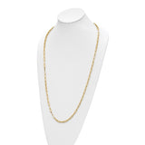 Rettangolo 31" Link Chain Necklace or Bracelet in 14K Yellow Gold