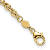 Italian Gold Fancy Paper Clip Necklace in 14K Yellow Gold