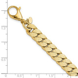 Miami Cuban Link 8.7mm Reversible Statement Bracelet in 14K Yellow Gold