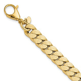 Miami Cuban Link 8.7mm Reversible Statement Bracelet in 14K Yellow Gold