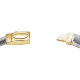 6mm Reversible Domed Omega Necklace and Bracelet