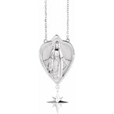 Miraculous Mary North Star Necklace - Roxx Fine Jewelry
