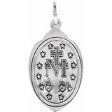 Miraculous Medal Badge Shaped - Roxx Fine Jewelry