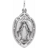 Miraculous Medal Badge Shaped - Roxx Fine Jewelry