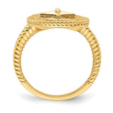 Compass Ring in 14K Gold
