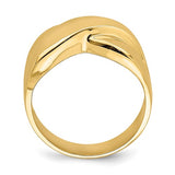 Criss Cross Ring in 14K Yellow Gold