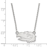 University of Kansas KU Jayhawks® Official NCAA® Licensed 14K White Gold 18" Necklace
