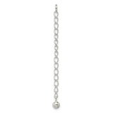 1.5mm Beveled Curb Chain in Sterling Silver
