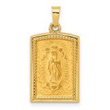 Our Lady of Guadalupe Medal in 14K Yellow Gold