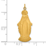 Miraculous Virgin Mary Medal in 14K Gold