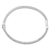 Eternity Diamond Bangle Bracelet 2.50 Ct. in 14K White Gold - Roxx Fine Jewelry