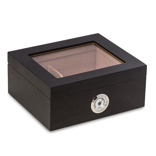 Humidor Lacquered Walnut Dark Espresso Contemporary Humidor – Roxx Fine 