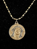 Face of Jesus Medal (Ecco Homo) in 14K Yellow Gold