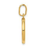 St. Christopher Medal Charm in 14K Yellow Gold - Roxx Fine Jewelry