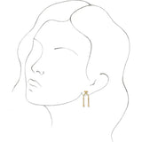 302® Mobile Dangle Earrings in 14K Gold or Platinum