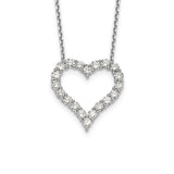 True Origin® 2 Ct Heart Necklace Lab Grown Diamonds in 14K Gold - Roxx Fine Jewelry