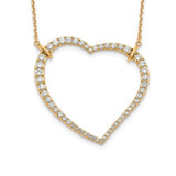 True Origin® 1.81 Ct Heart Necklace Lab Grown Diamonds in 14K Gold - Roxx Fine Jewelry