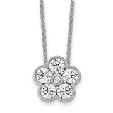 True Origin® 1.01 Ct Flower Necklace Lab Grown Diamonds in 14K Gold - Roxx Fine Jewelry
