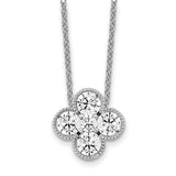 True Origin® 1.01 Ct Bloom Necklace Lab Grown Diamonds in 14K Gold - Roxx Fine Jewelry