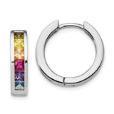 Prizma™ Rainbow CZ Gold Plated Sterling Silver Adjustable Bolo Bracelet - Roxx Fine Jewelry