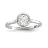 Faux and Fabulous™ 3 Stone Stacking Gypsy Ring in Sterling Silver - Roxx Fine Jewelry