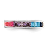 Prizma™ Rainbow CZ Gold Plated Sterling Silver Adjustable Bolo Bracelet - Roxx Fine Jewelry