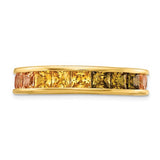 Prizma™ Rainbow CZ Gold Plated Sterling Silver Adjustable Bolo Bracelet - Roxx Fine Jewelry