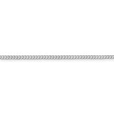 Franco Chain 2mm in 14K White or Yellow Gold - Roxx Fine Jewelry