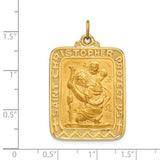St. Christopher Medal in 14K Yellow Gold - Roxx Fine Jewelry