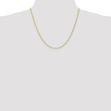 2.0mm Solid Rope Chain Bracelet or Necklace in 14K Yellow Gold