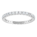 Diamond Eternity Band .63 cts. TCW in 18K White Gold - Roxx Fine Jewelry