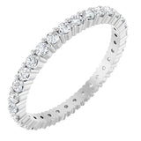 Diamond Eternity Band .63 cts. TCW in 18K White Gold - Roxx Fine Jewelry