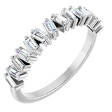 Gypsy Set Baguette Diamond Anniversary Band
