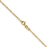 1.7mm Solid Paper Clip Chain in 14K Yellow Gold - Roxx Fine Jewelry