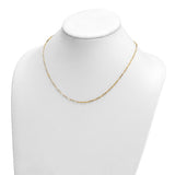 1.7mm Solid Paper Clip Chain in 14K Yellow Gold - Roxx Fine Jewelry