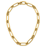 Fancy 10mm Paperclip 18" Necklace and Bracelet