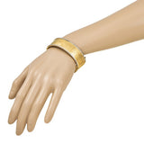 Hammered Diamond Bangle Statement Bracelet .45 Cts. TCW in 14K Yellow Gold - Roxx Fine Jewelry