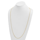 2.5mm Solid Paper Clip Chain in 14K Yellow Gold - Roxx Fine Jewelry