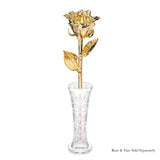 Forever® Rose 24K Yellow Gold-Plated Fully Dipped Real Long Stemmed Rose