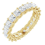 3.00 Ct. TCW Princess Cut Diamond Eternity Band in 14K Gold