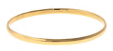 4mm Slip-On Eternity Bangle Bracelet 7” in 14K Gold