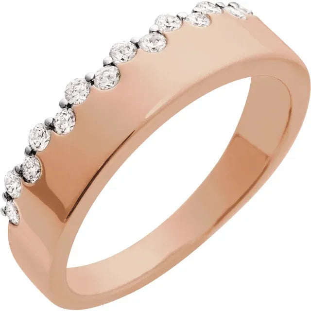 Bubble theme diamond outlets ring band/14k solid gold