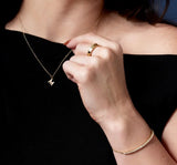 Champagne Bubbles Diamond Ring in 14K Gold