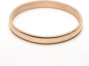 Eternity Bangle Bracelet 6mm or 8mm Slip On in 14K Gold - Roxx Fine Jewelry